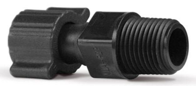 Picture of 1/2" PVC to 1/2" Poly Tubing