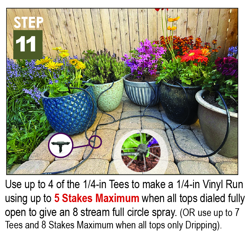 Picture of Patio & Potted Plant Drip Kit w/30 ADJ Drip/Spray Stakes