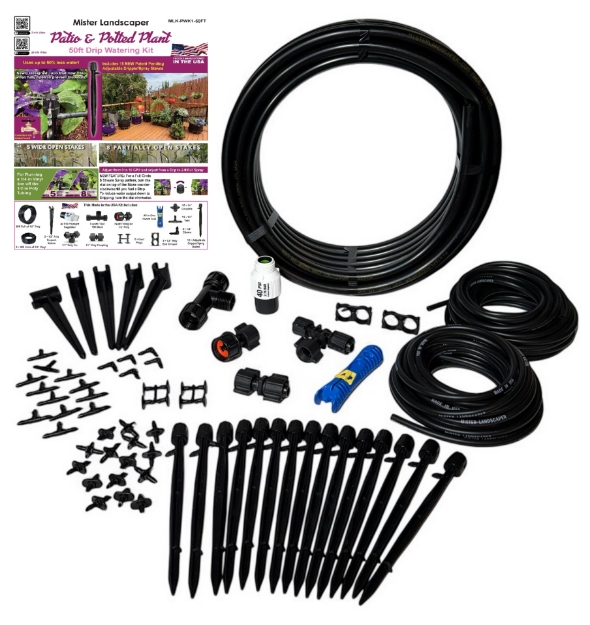Picture of Patio & Potted Plant Drip Kit w/15 ADJ Drip/Spray Stakes