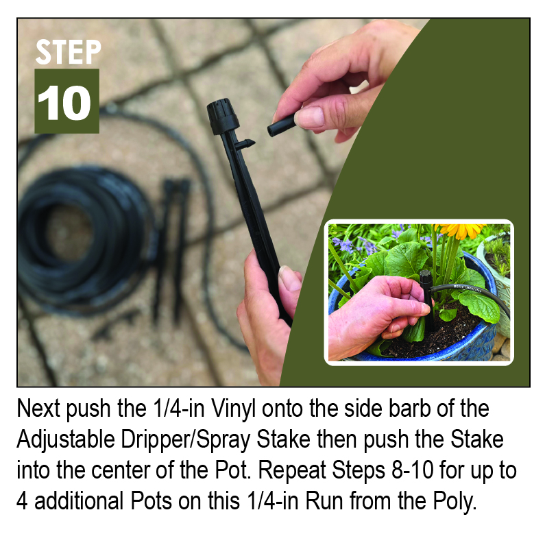 Picture of Patio & Potted Plant Drip Kit w/15 ADJ Drip/Spray Stakes