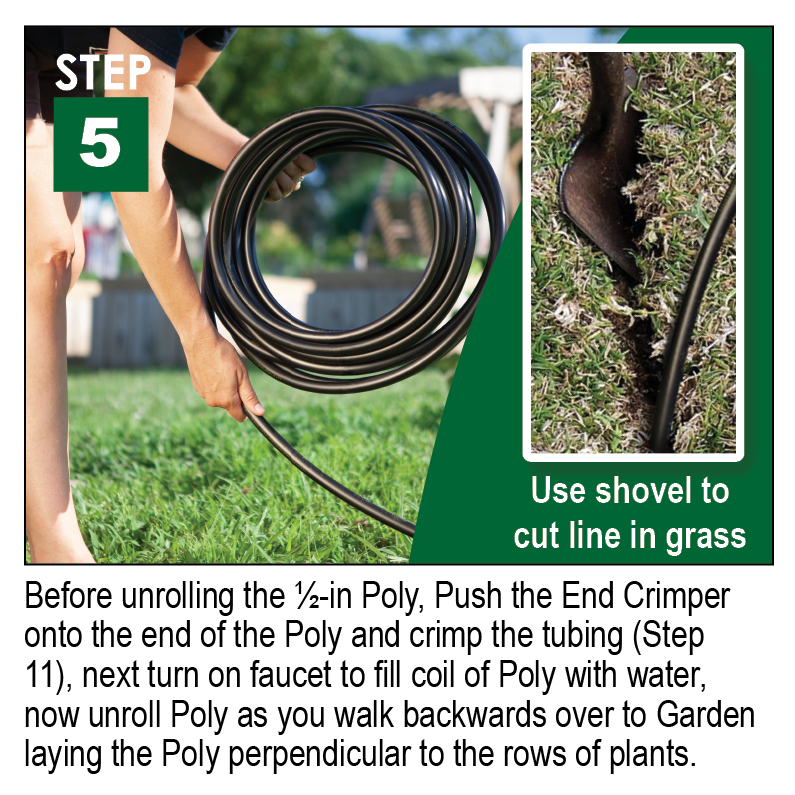 Picture of Vegetable Garden Drip Kit-12 in Spacing