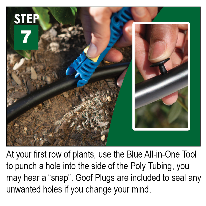 Picture of Vegetable Garden Drip Kit-12 in Spacing