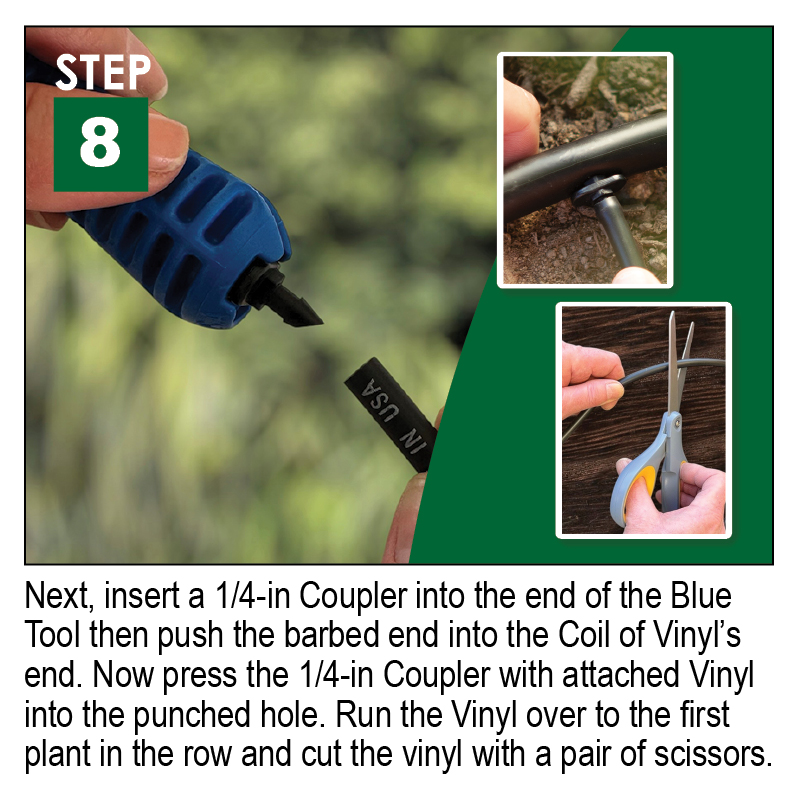Picture of Vegetable Garden Drip Kit-12 in Spacing