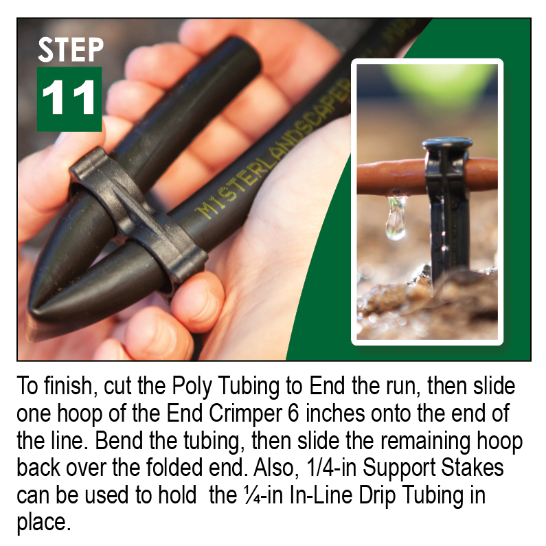 Picture of Vegetable Garden Drip Kit-12 in Spacing