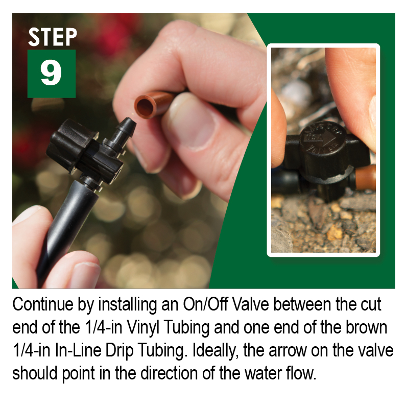 Picture of Vegetable Garden Drip Kit-6 in Spacing
